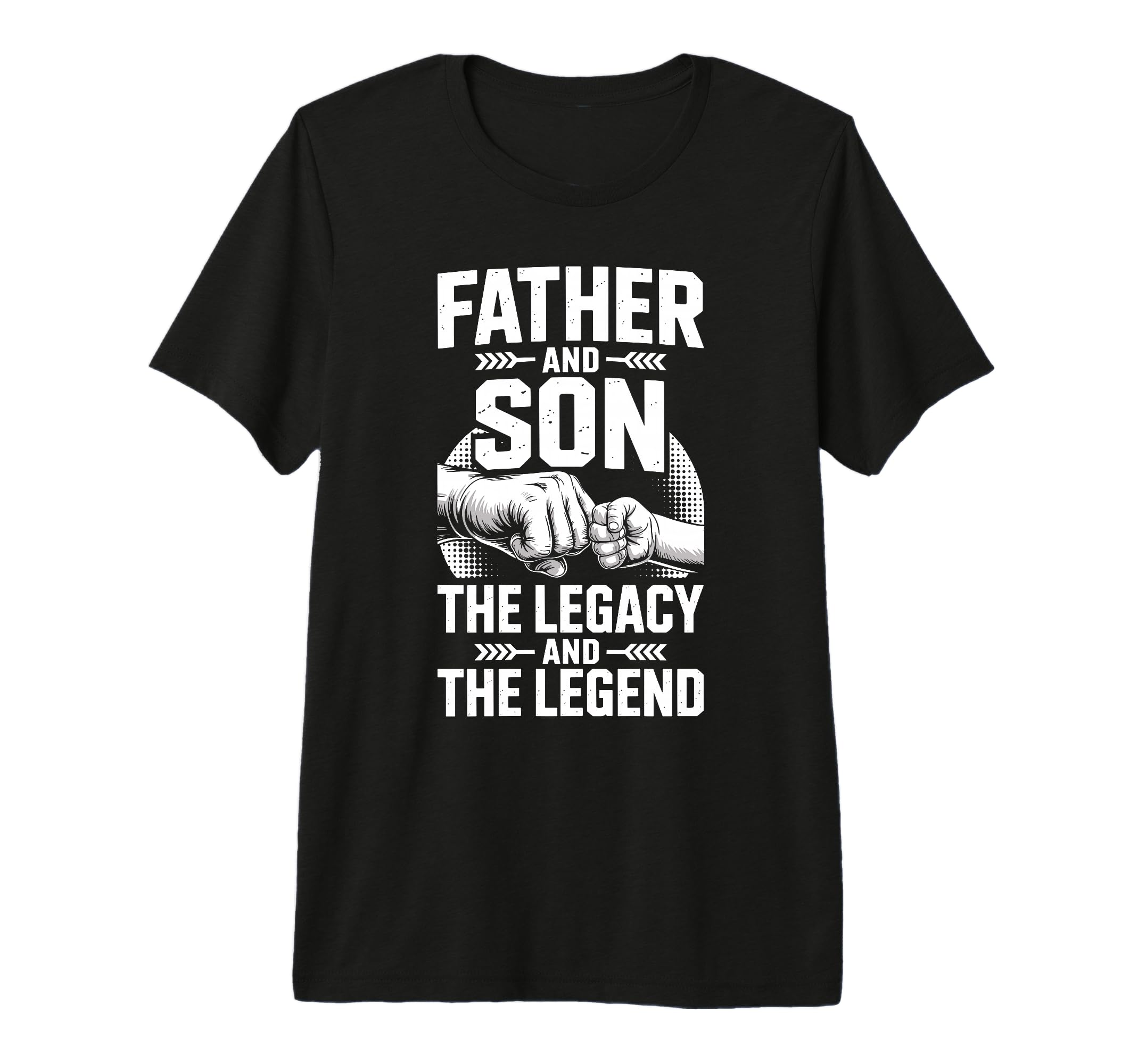 Father Son Legacy And Legend Dad Son Tri T-Shirt - Minimalist Print Unisex - T-Shirt, Sweatshirt, Hoodie