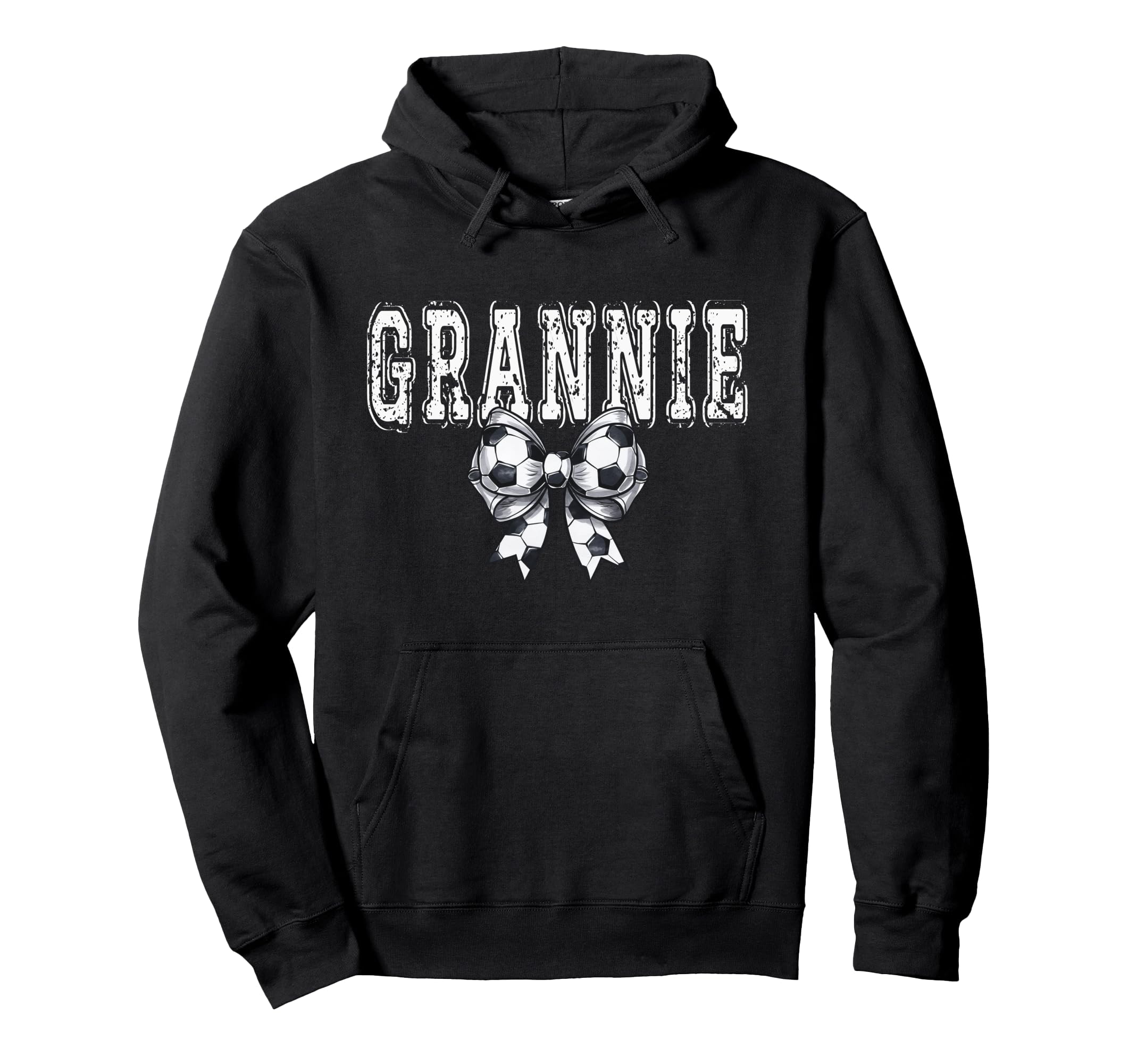 Coquette Soccer Grannie Spirit Hoodie - Graphic Print for Adults - T-Shirt, Sweatshirt, Hoodie