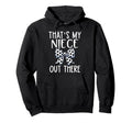 Soccer Aunt Thats My Niece Out There Hoodie - Aesthetic Graphic Unisex - T-Shirt, Sweatshirt, Hoodie
