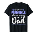 I Wear Periwinkle Dad Stomach Cancer T-Shirt - Aesthetic Graphic Unisex - T-Shirt, Sweatshirt, Hoodie