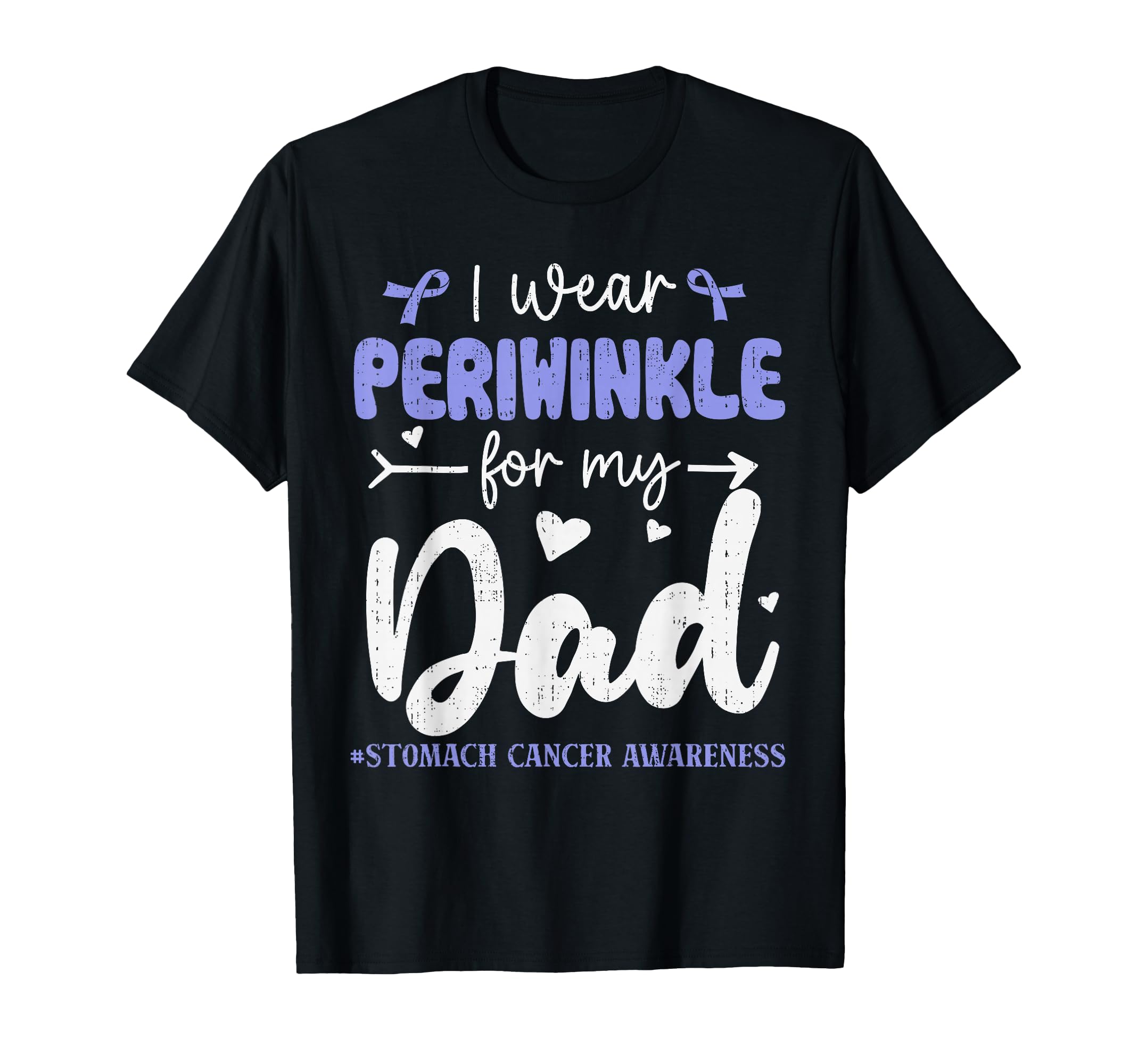 I Wear Periwinkle Dad Stomach Cancer T-Shirt - Aesthetic Graphic Unisex - T-Shirt, Sweatshirt, Hoodie