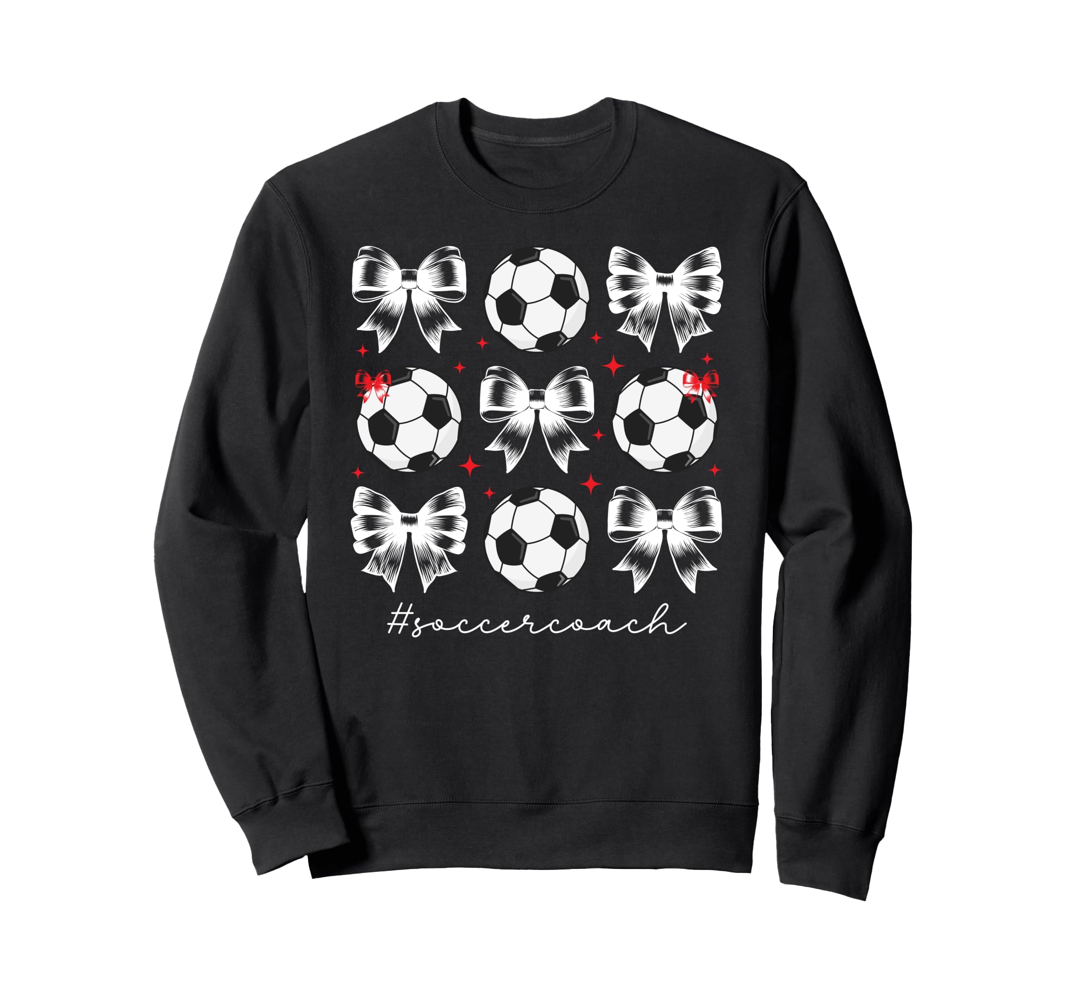 Soccer Coach Coquette Soccer Coaching Sweatshirt - Trendy Graphic Unisex - T-Shirt, Sweatshirt, Hoodie