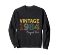 Year 1984 Gift Birthday Mom Dad Sweatshirt - Custom Art Print Unisex - T-Shirt, Sweatshirt, Hoodie