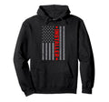 American Flag Installer Us Flag Dad Hoodie - Trendy Graphic Unisex - T-Shirt, Sweatshirt, Hoodie