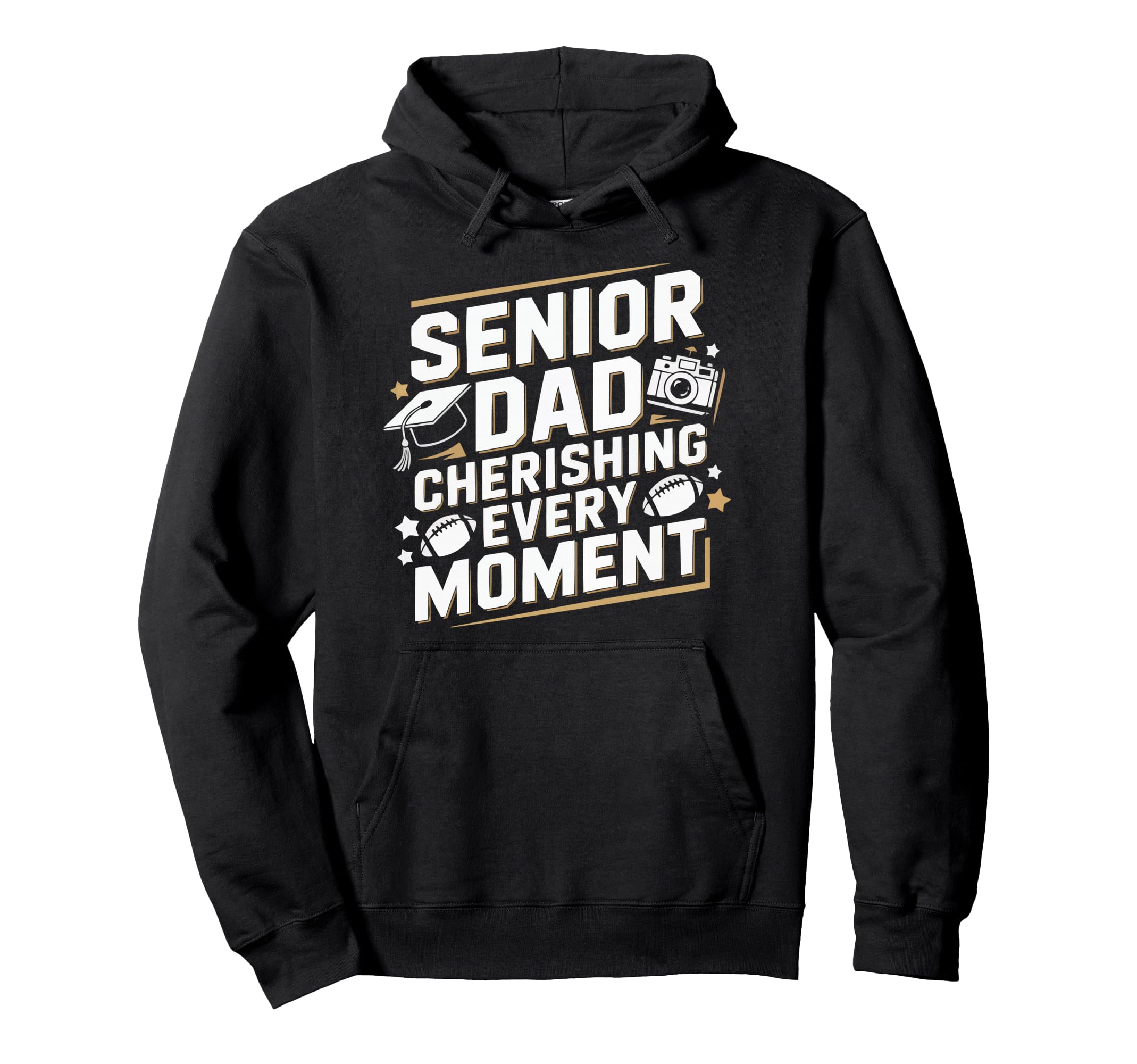 High School Senior Dad Classroom Hoodie - Casual Everyday Wear Men Women - T-Shirt, Sweatshirt, Hoodie