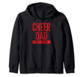 Red Cheer Cheerleader Dad Est 2024 T-Shirt - Novelty Apparel Men Women - T-Shirt, Sweatshirt, Hoodie