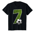 Number 7 Years Soccer 7Th Birthday T-Shirt - Graphic Print Unisex - T-Shirt, Sweatshirt, Hoodie