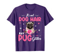 This Is Not Dog Hair It Is Pug T-Shirt - Minimalist Print Men Women - T-Shirt, Sweatshirt, Hoodie