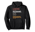 Legend Husband Dad Grandpa Since Hoodie - Unique Graphic Unisex - T-Shirt, Sweatshirt, Hoodie