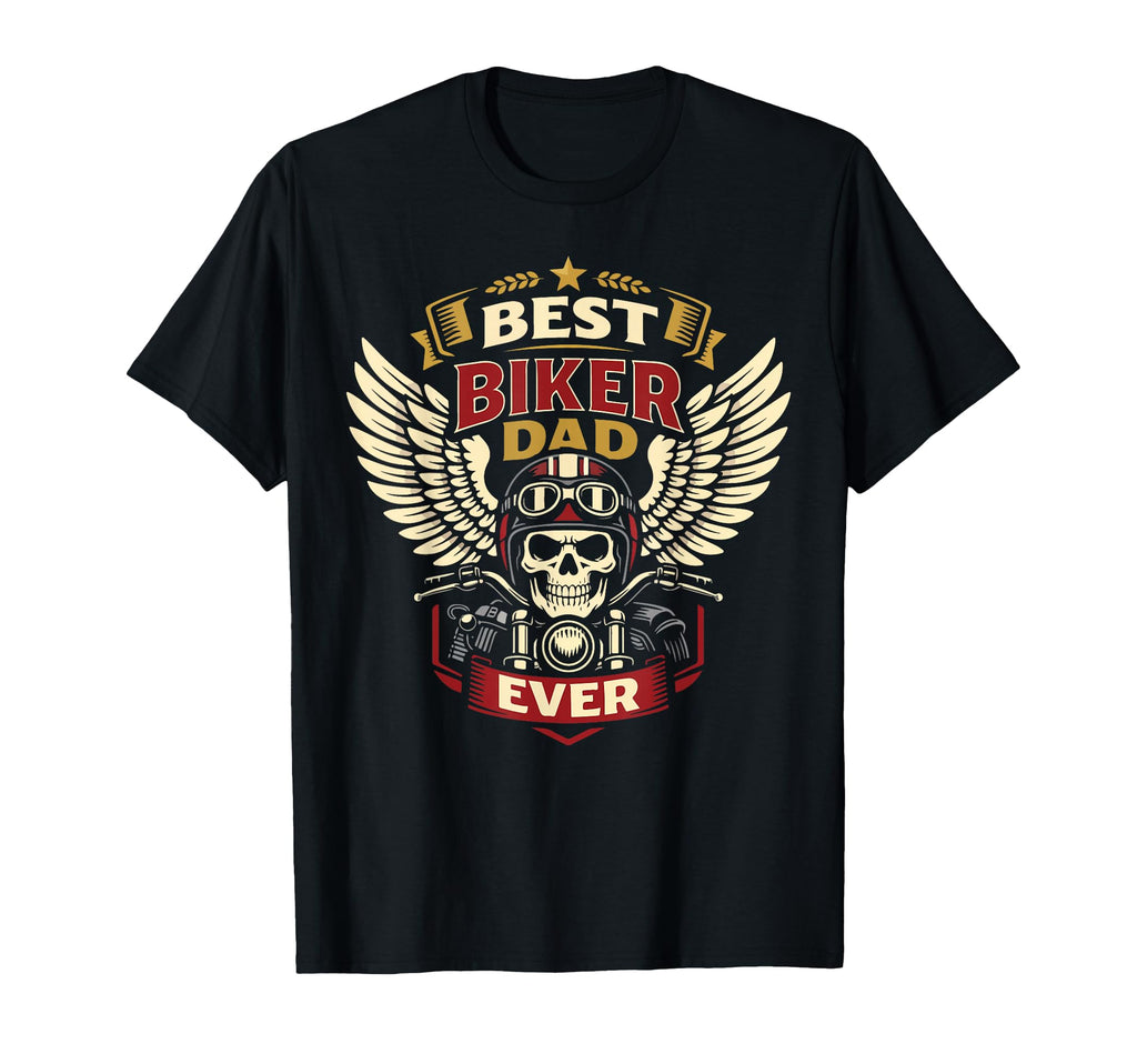 Motorcycle Biker Dad Best Biker Dad T-Shirt - Trendy Graphic Unisex - T-Shirt, Sweatshirt, Hoodie