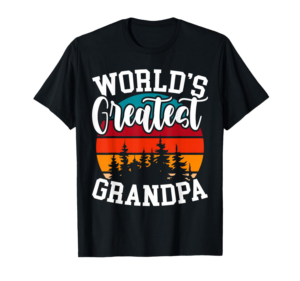 Worlds Greatest Grandpa Funny Fathers T-Shirt - Fun Novelty Design Unisex - T-Shirt, Sweatshirt, Hoodie