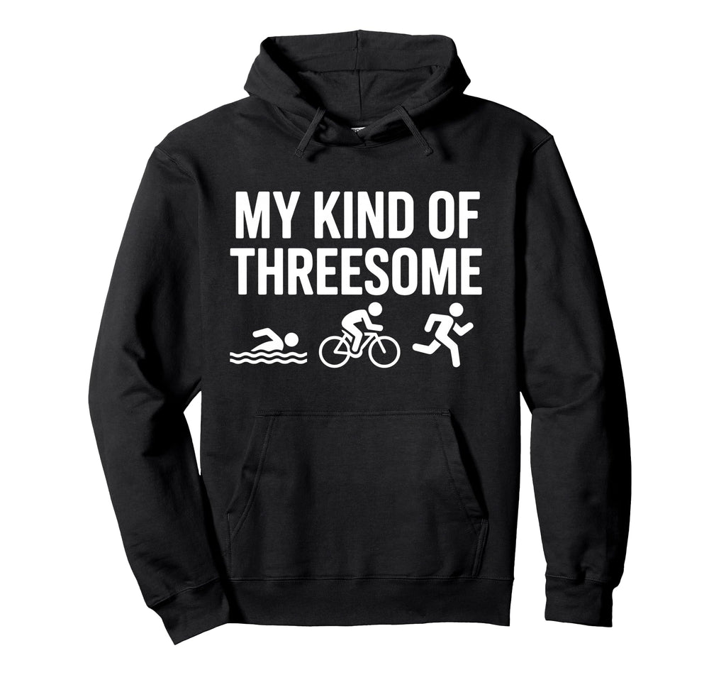 Triathlon Art Swimming Cycling Hoodie - Casual Everyday Wear for Adults - T-Shirt, Sweatshirt, Hoodie