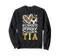 My Favorite Soccer Player Calls Me Tia Sweatshirt - Trendy Graphic Unisex - T-Shirt, Sweatshirt, Hoodie
