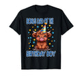 Cow Birthday Fluffy Cow Hat Party Bonus T-Shirt - Custom Art Print Unisex - T-Shirt, Sweatshirt, Hoodie