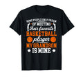 My Grandson Basketball Grandma T-Shirt - Fun Novelty Design for Adults - T-Shirt, Sweatshirt, Hoodie