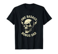 One Badass Bonus Dad Skull Stepdad T-Shirt - Trendy Graphic Unisex - T-Shirt, Sweatshirt, Hoodie