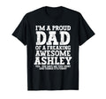 Dad Ashley Personalized Name Funny T-Shirt - Aesthetic Graphic Men Women - T-Shirt, Sweatshirt, Hoodie