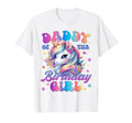 Daddy Birthday Unicorn Flower Family T-Shirt - Novelty Apparel for Adults - T-Shirt, Sweatshirt, Hoodie