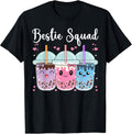 Bestie Squad Bubble Tea Cute Kawaii Friends Lovers - Adult & Kids T-Shirts, Sweatshirts & Hoodies apparel design preview 1