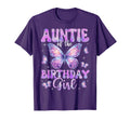 Auntie Birthday Butterfly Family T-Shirt - Novelty Apparel Men Women - T-Shirt, Sweatshirt, Hoodie