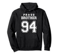 Number 94 Custom Proud Soccer Futbol Hoodie - Custom Art Print Unisex - T-Shirt, Sweatshirt, Hoodie