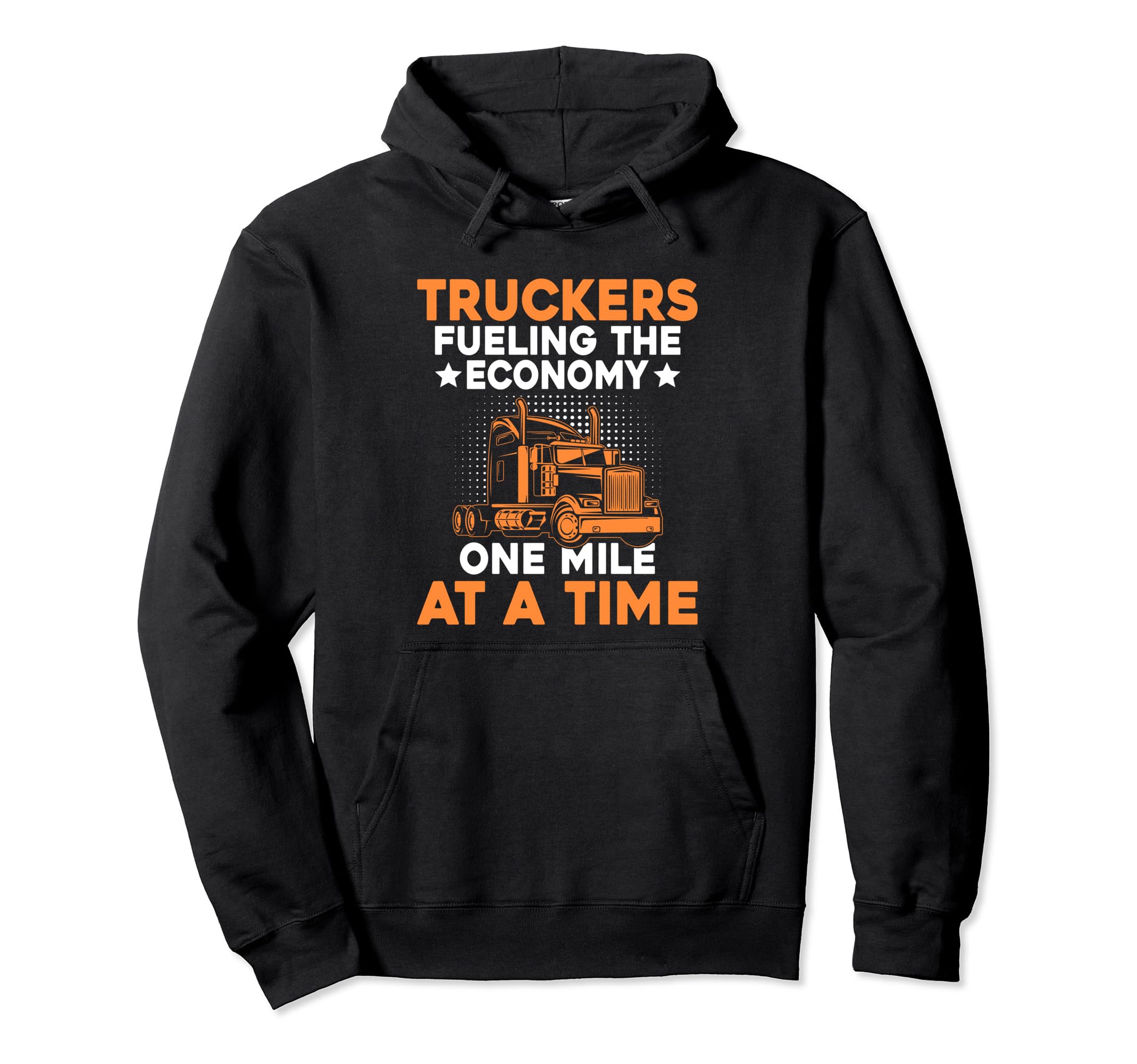 Trucker Driving Dad Trucker Father Hoodie - Streetwear Style for Adults - T-Shirt, Sweatshirt, Hoodie