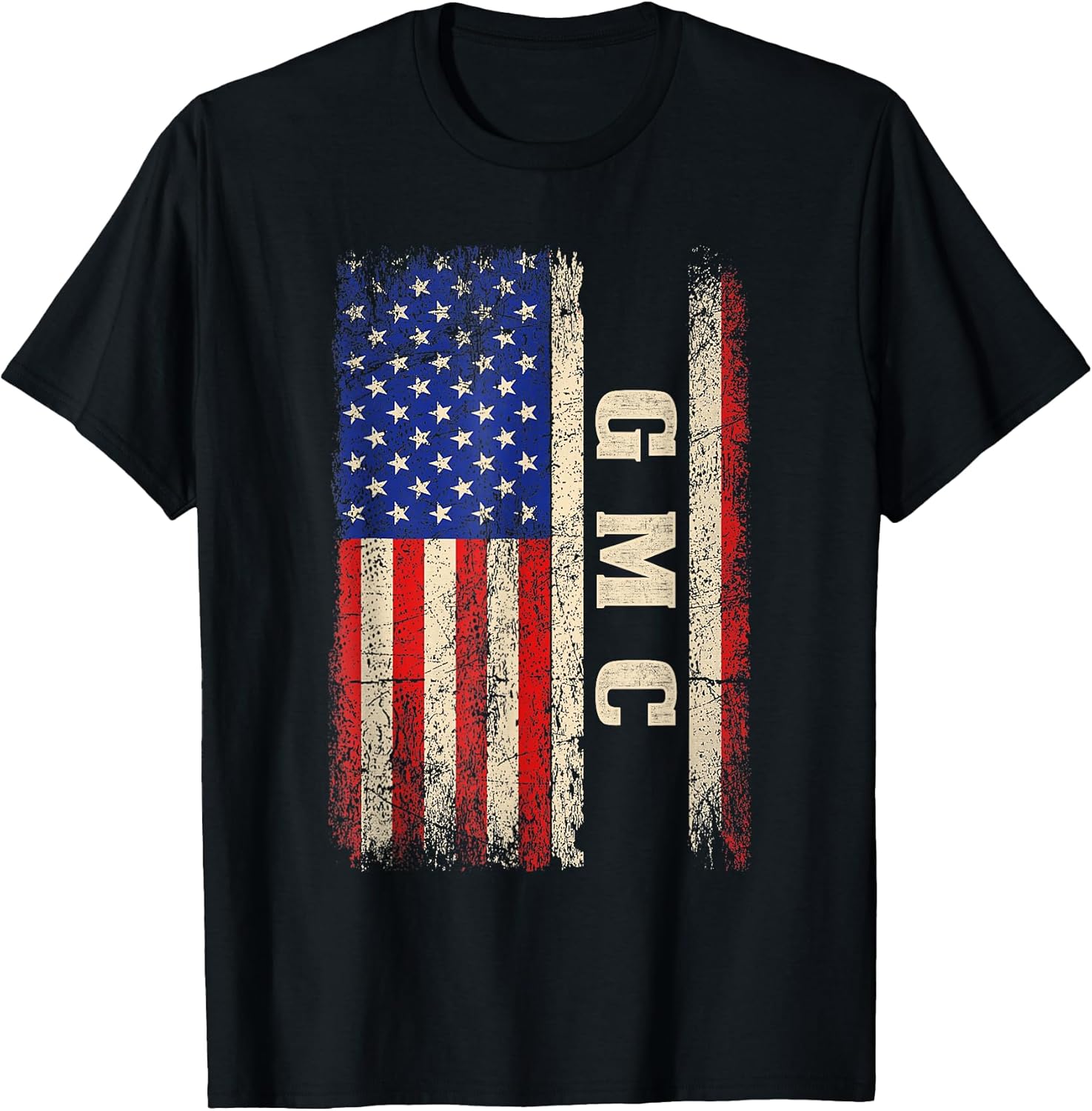 GMC Last Name American Flag - Adult & Kids T-Shirts, Sweatshirts & Hoodies apparel design preview 1