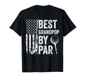 Best Grandpop Par Usa Flag Golf Fathers T-Shirt - Unique Graphic Unisex - T-Shirt, Sweatshirt, Hoodie