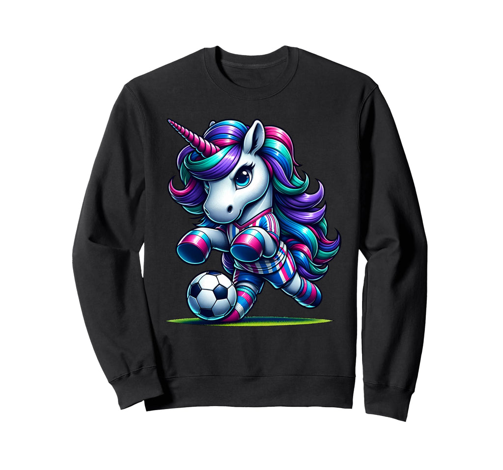 Soccer Unicorns Mom Aunt Sister Sweatshirt - Minimalist Print Unisex - T-Shirt, Sweatshirt, Hoodie