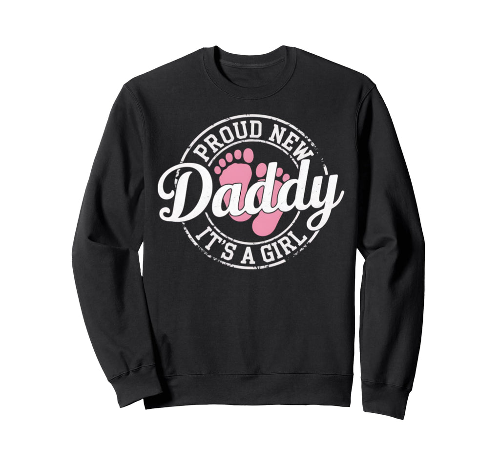 New Dad Est 2026 Father 2026 Dad Sweatshirt - Minimalist Print Men Women - T-Shirt, Sweatshirt, Hoodie