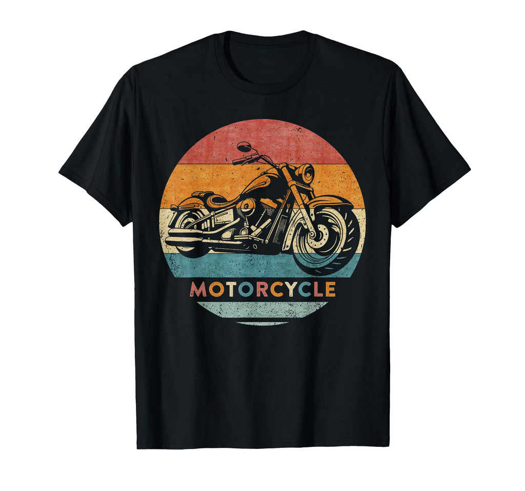 Motorcycle Silhouette Biker Motorcycle T-Shirt - Unique Graphic for Adults - T-Shirt, Sweatshirt, Hoodie