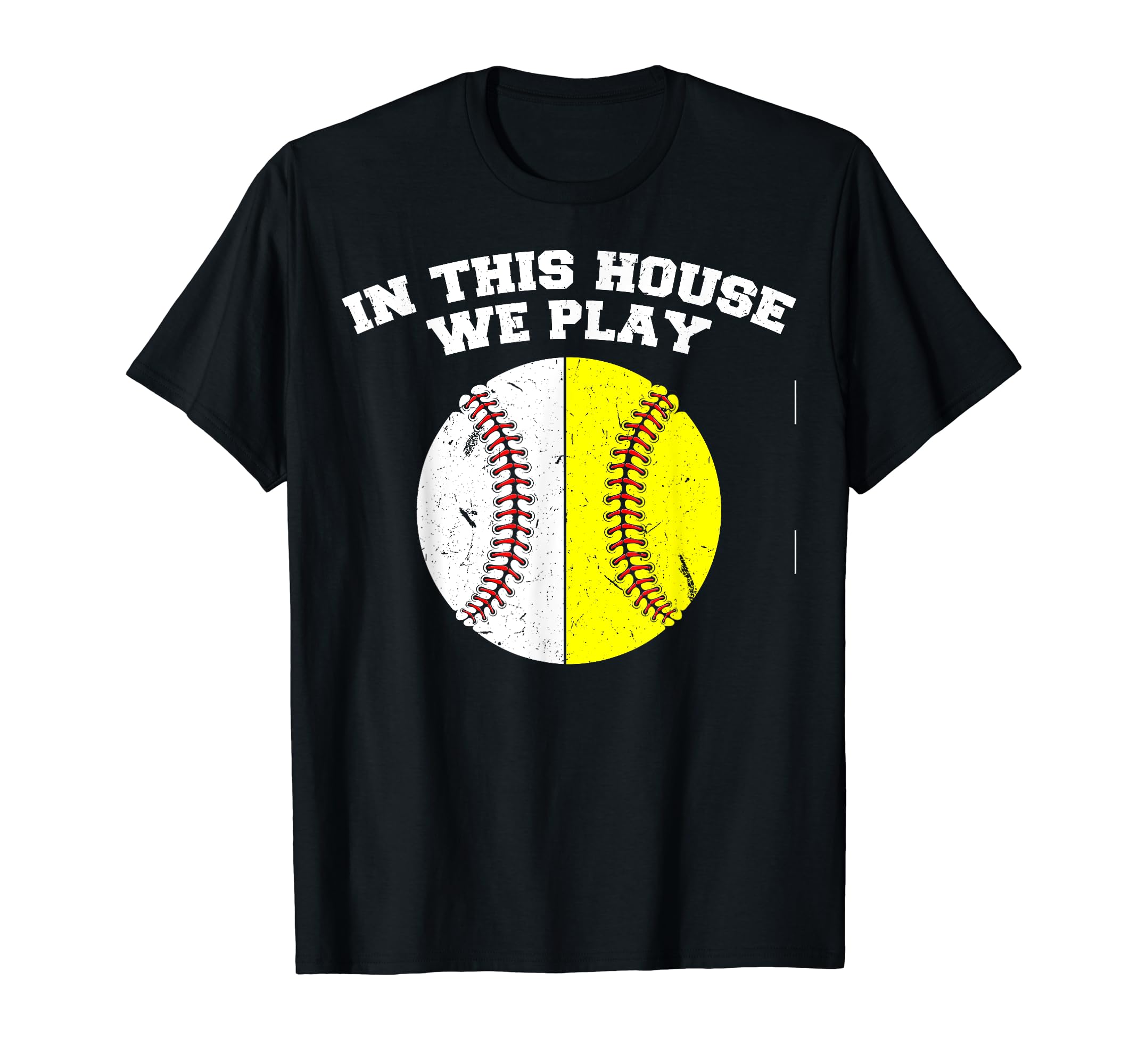 Ballers We Play Ball Mom Dad Baseball T-Shirt - Fun Novelty Design Unisex - T-Shirt, Sweatshirt, Hoodie