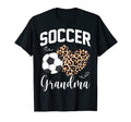 Soccer Grandma Heart Leopard Mom T-Shirt - Fun Novelty Design Unisex - T-Shirt, Sweatshirt, Hoodie