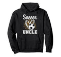 Soccer Uncle Leopard Heart Matching Hoodie - Trendy Graphic for Adults - T-Shirt, Sweatshirt, Hoodie