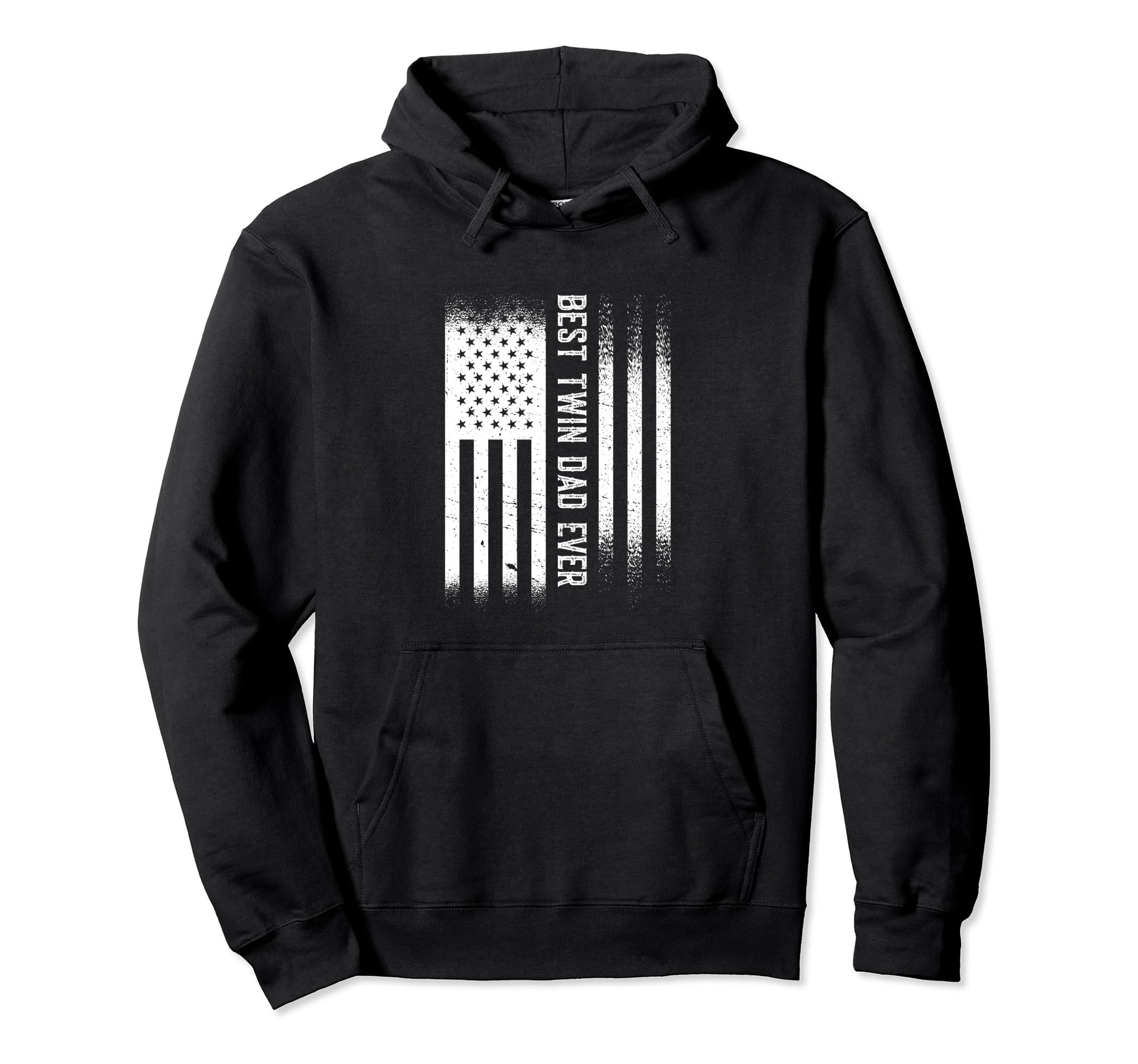 Best Twin Dad Ever Us Flag Best Hoodie - Aesthetic Graphic Men Women - T-Shirt, Sweatshirt, Hoodie