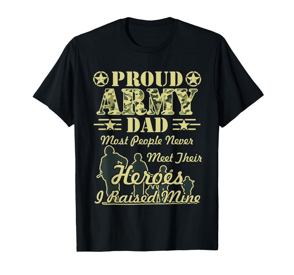 Proud Army Dad T Shirts T-Shirt - Unique Graphic Men Women - T-Shirt, Sweatshirt, Hoodie