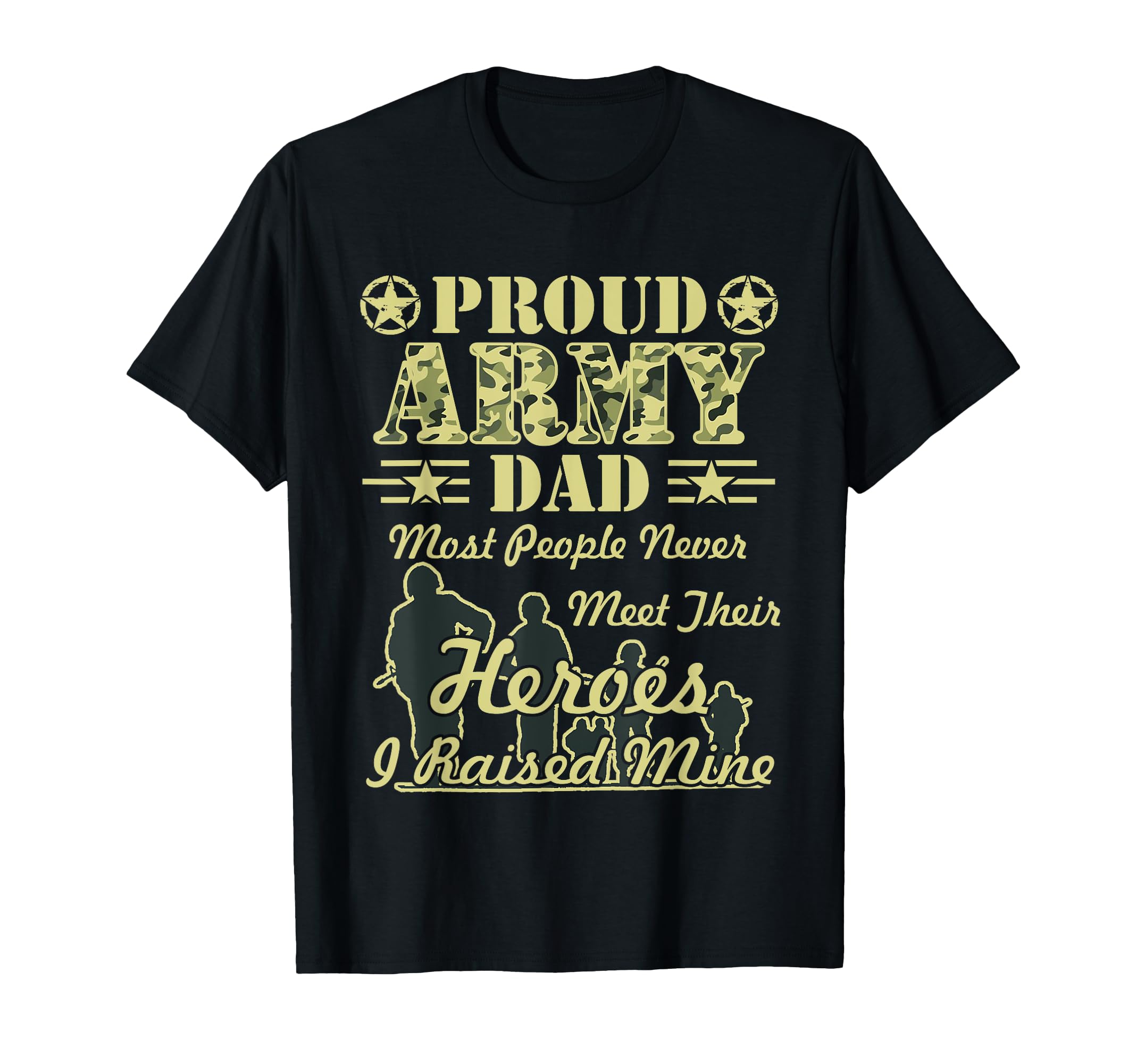 Proud Army Dad T Shirts T-Shirt - Unique Graphic Men Women - T-Shirt, Sweatshirt, Hoodie