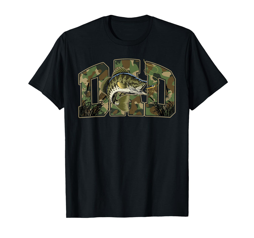 Fishing Dad Camo Funny Fathers Day T-Shirt - Streetwear Style for Adults - T-Shirt, Sweatshirt, Hoodie