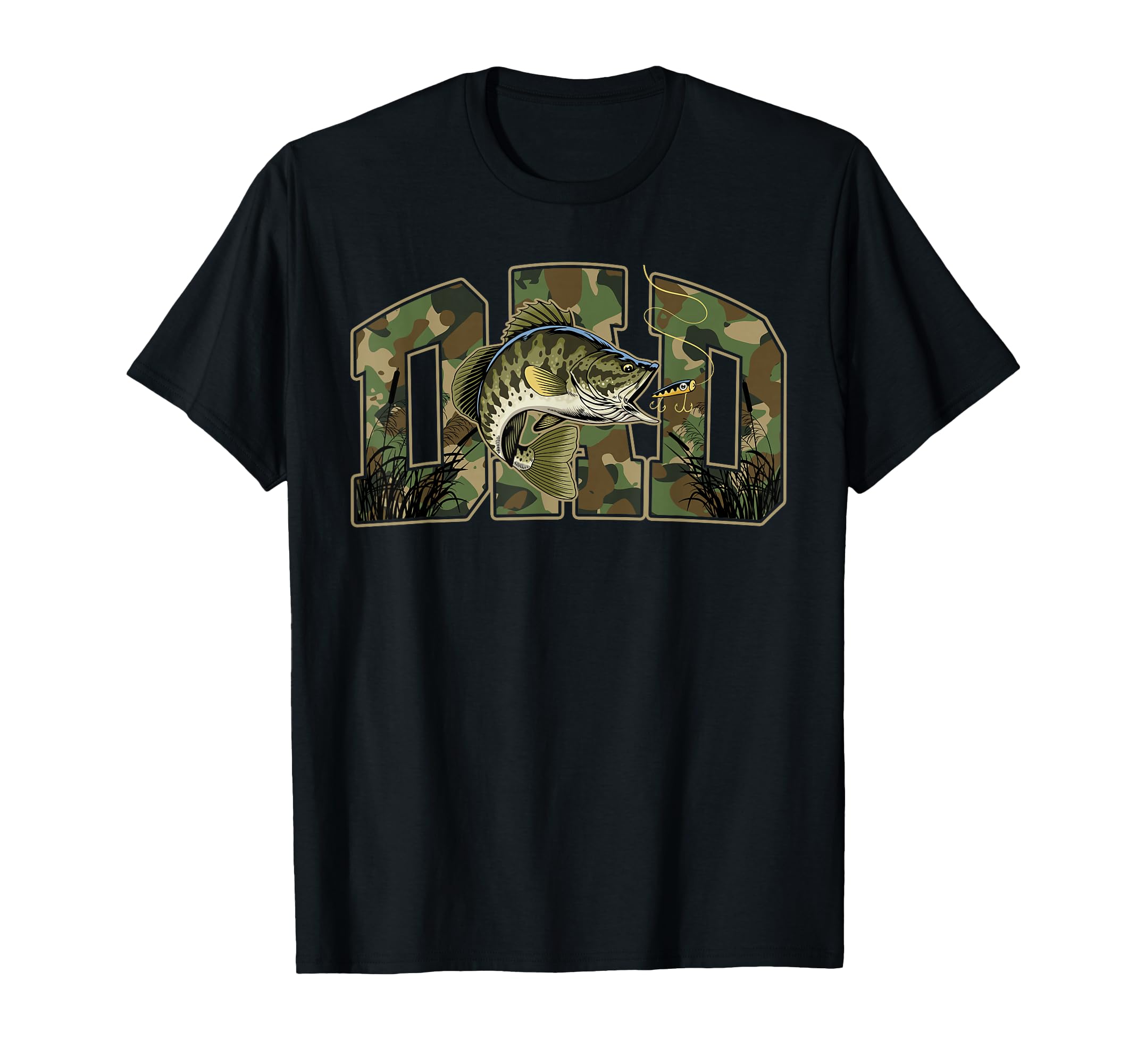 Fishing Dad Camo Funny Fathers Day T-Shirt - Streetwear Style for Adults - T-Shirt, Sweatshirt, Hoodie