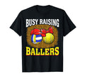 Busy Raising Ballers Volleyball Tennis T-Shirt - Graphic Print for Adults - T-Shirt, Sweatshirt, Hoodie