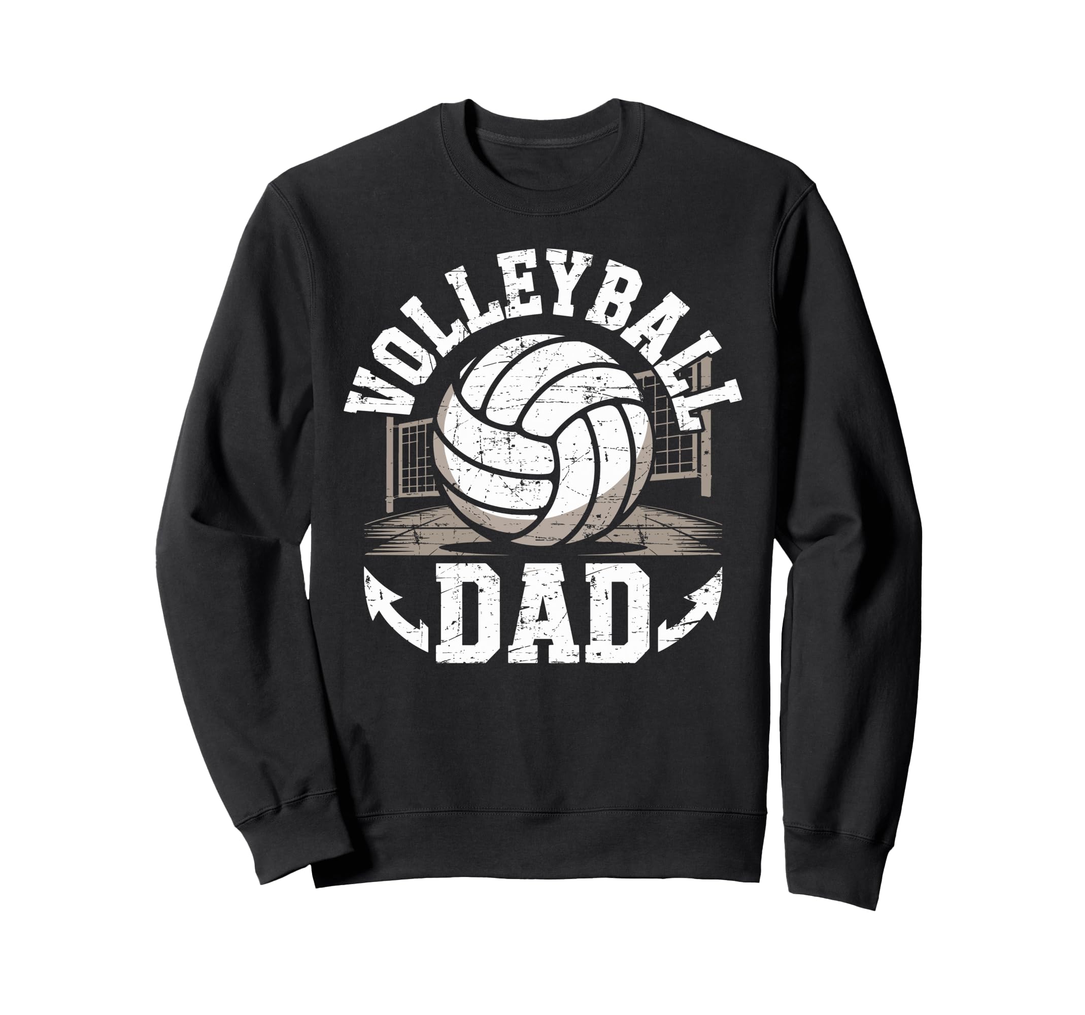 Ball Volleyball Dad Father Sport Fan Sweatshirt - Novelty Apparel Unisex - T-Shirt, Sweatshirt, Hoodie