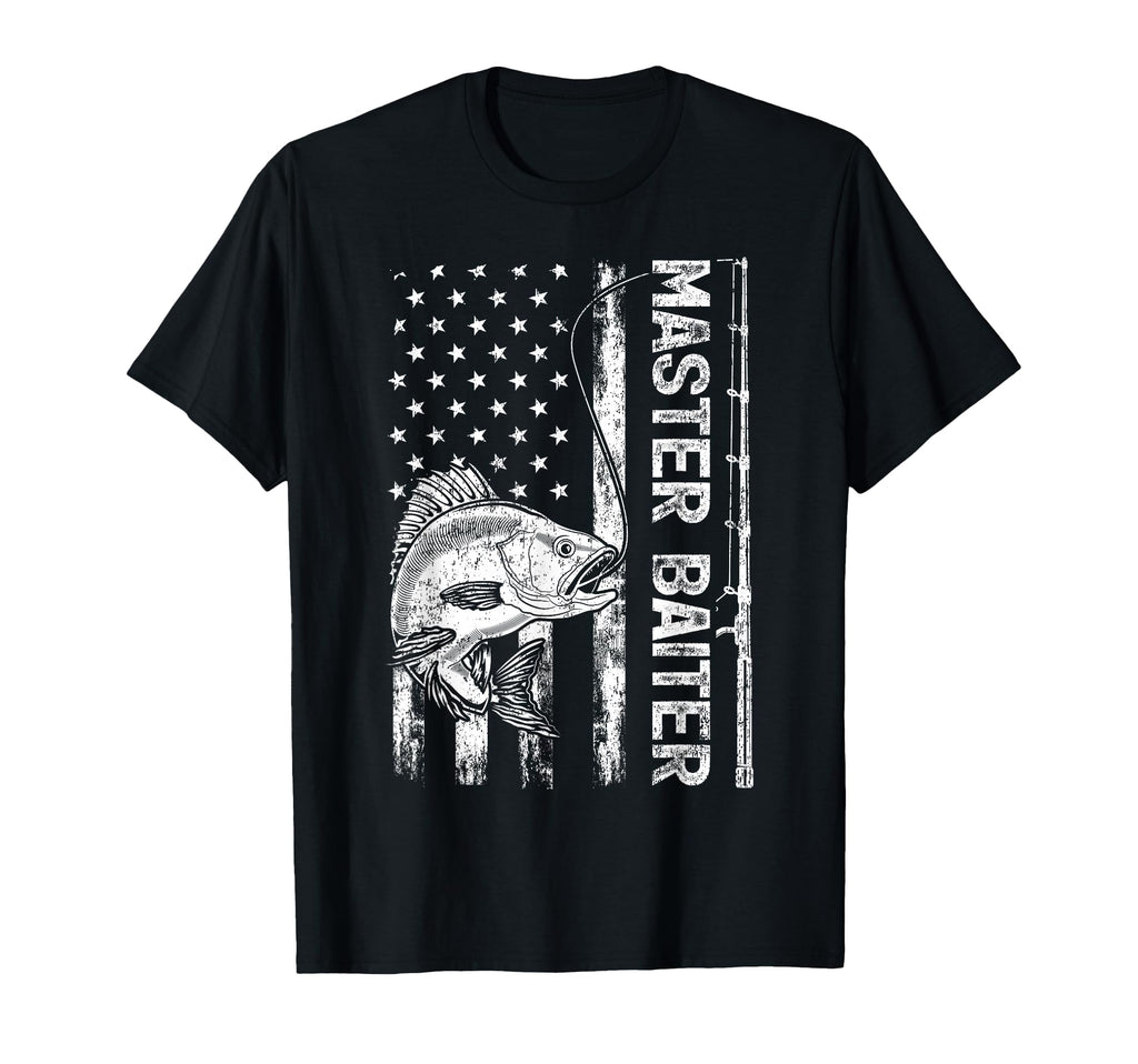 Funny American Flag Master Baiter T-Shirt - Aesthetic Graphic Men Women - T-Shirt, Sweatshirt, Hoodie