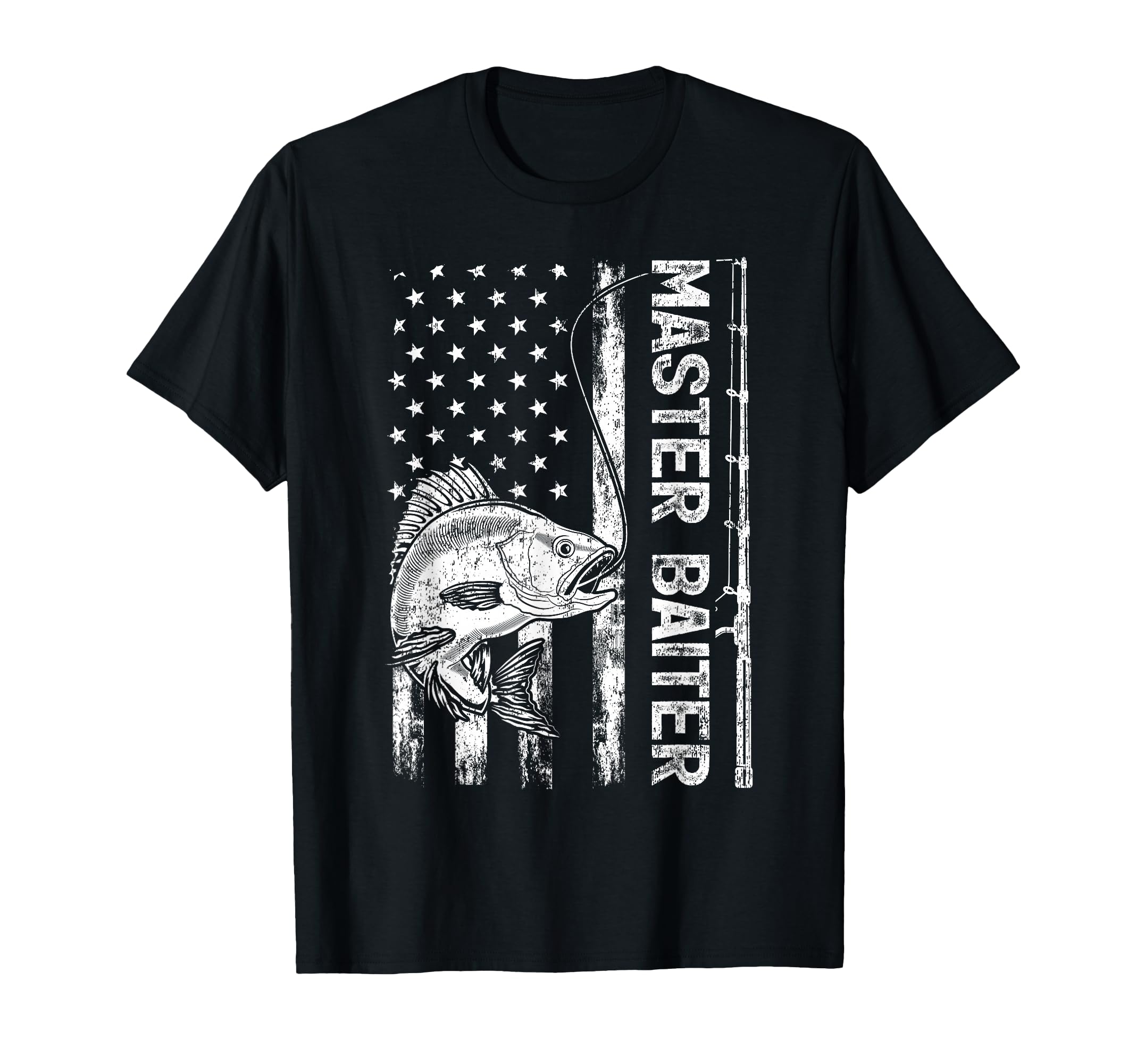Funny American Flag Master Baiter T-Shirt - Aesthetic Graphic Men Women - T-Shirt, Sweatshirt, Hoodie