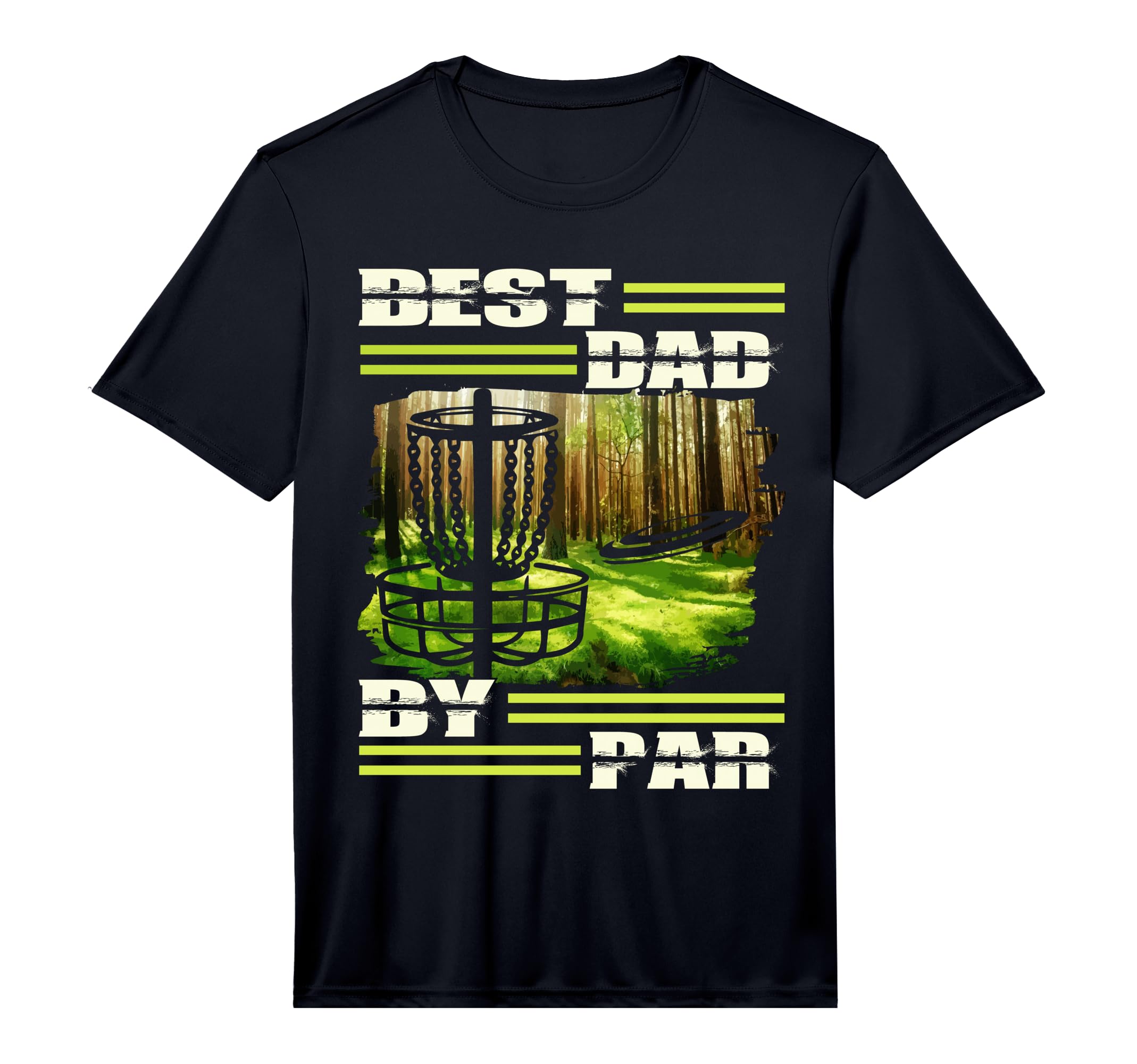 Best Dad Par Disc Golf Dad Fathers Day T-Shirt - Minimalist Print Unisex - T-Shirt, Sweatshirt, Hoodie