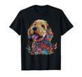 Goldendoodle Dog Lover Flower T-Shirt - Aesthetic Graphic for Adults - T-Shirt, Sweatshirt, Hoodie