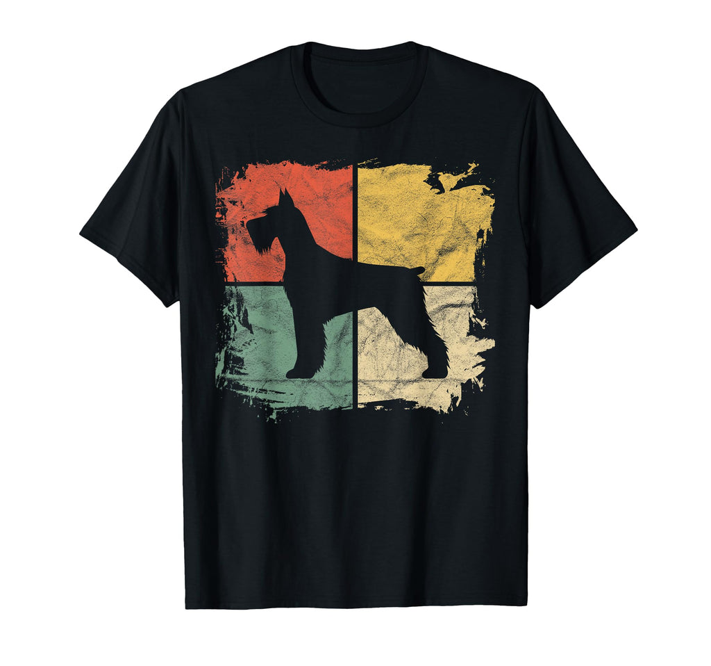 Square Schnauzer Owner Gift Standard T-Shirt - Minimalist Print Men Women - T-Shirt, Sweatshirt, Hoodie