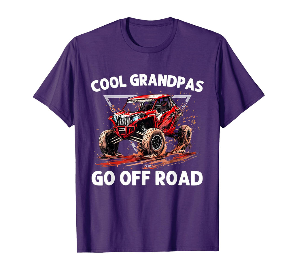 Grandpas Go Off Road Funny Side Side T-Shirt - Minimalist Print for Adults - T-Shirt, Sweatshirt, Hoodie