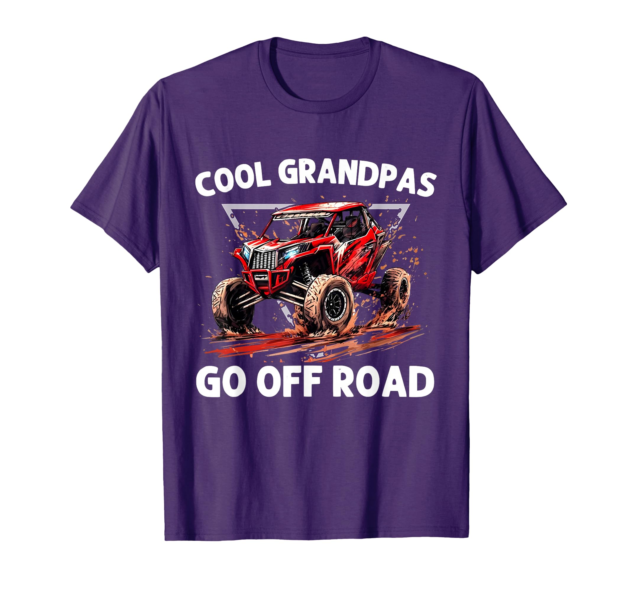 Grandpas Go Off Road Funny Side Side T-Shirt - Minimalist Print for Adults - T-Shirt, Sweatshirt, Hoodie