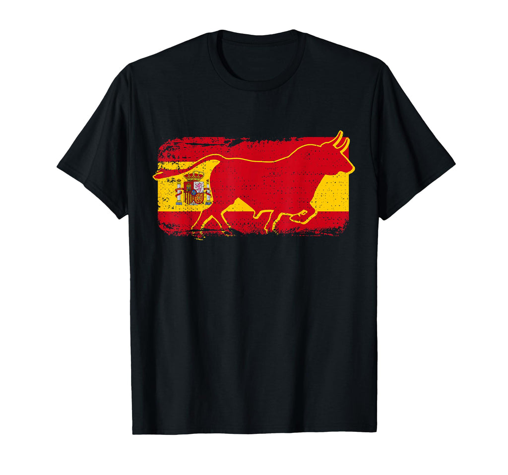 Spain Espana Flag Taurus Football Fan T-Shirt - Trendy Graphic Men Women - T-Shirt, Sweatshirt, Hoodie