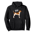 Fawn White English Foxhound Dog Dad Hoodie - Graphic Print for Adults - T-Shirt, Sweatshirt, Hoodie